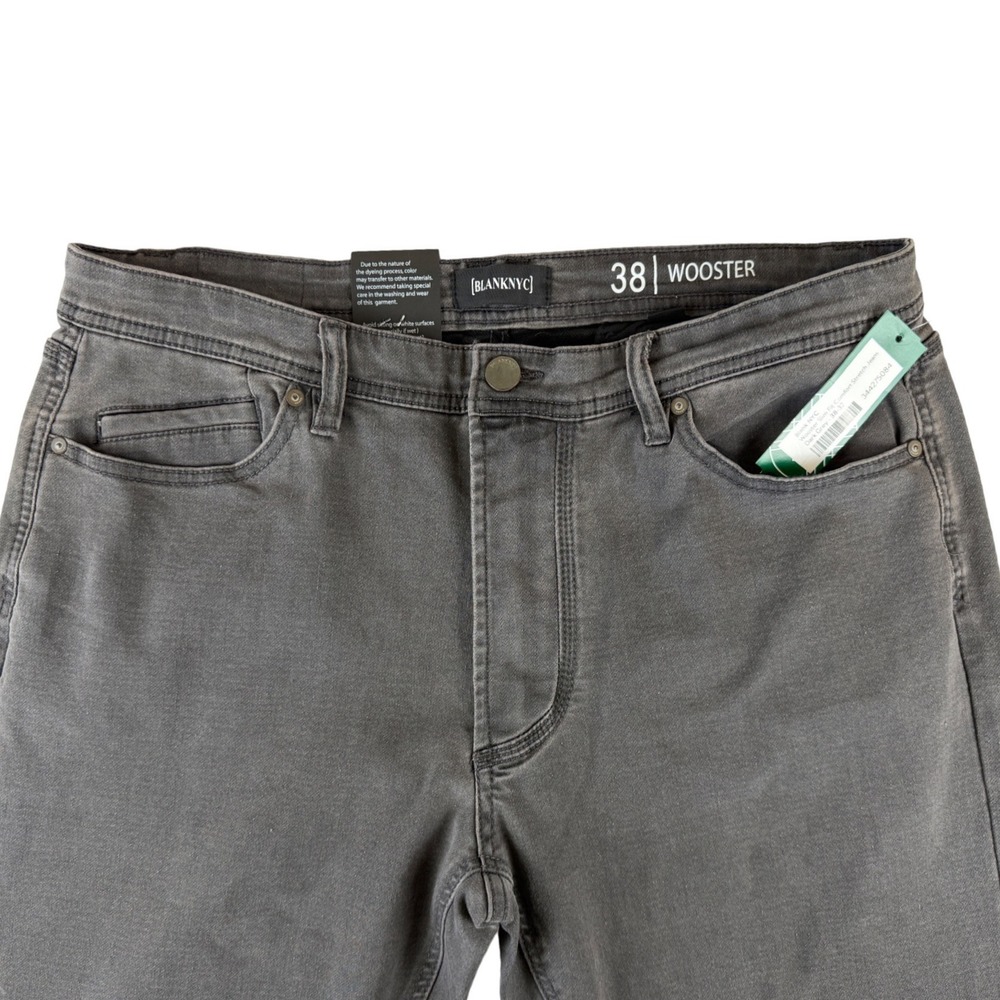 BlankNYC Wooster Jeans Men's 38x32 Gray Slim Fit Denim Pants NWT‎